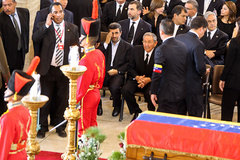 رییس جمهور در مراسم وداع و بزرگداشت هوگوچاوز